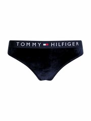 Alusvaatteet TOMMY HILFIGER Bikini Velour Black UW0UW03982BDS hinta ja tiedot | Naisten alushousut | hobbyhall.fi