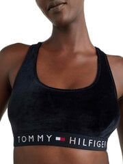 Rintaliivit TOMMY HILFIGER Velour Unpadded Black UW0UW03979BDS hinta ja tiedot | Rintaliivit | hobbyhall.fi