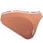 Alusvaatteet TOMMY HILFIGER Repeat Logo Waistband Thongs 3-Pack Feather White/Copper Canyon/Empire UW0UW028290R2 hinta ja tiedot | Naisten alushousut | hobbyhall.fi