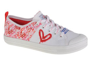 Bobs b cool skechers naiset white 113952wrpk hinta ja tiedot | Naisten urheilu- ja vapaa-ajan kengät | hobbyhall.fi