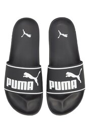 Puma plätud Leadcat 2,0 384139*01, must/valge hinta ja tiedot | Miesten sandaalit ja tossut | hobbyhall.fi