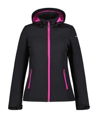 Icepeak naiste softshell-jope 54970-2*999, must/fuksia hinta ja tiedot | Naisten ulkoilutakit | hobbyhall.fi