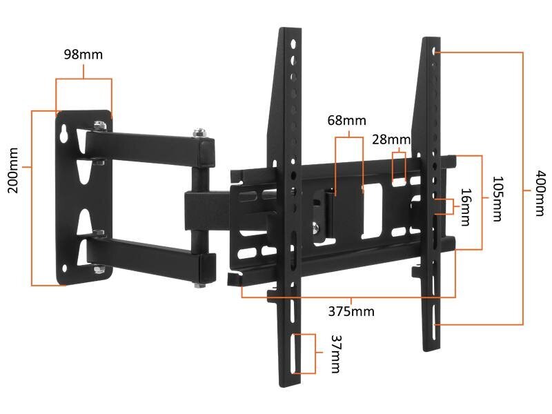 LTC LXLCD95 14-47” hinta ja tiedot | TV-seinätelineet | hobbyhall.fi