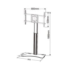 Techly 32-70” hinta ja tiedot | TV-seinätelineet | hobbyhall.fi