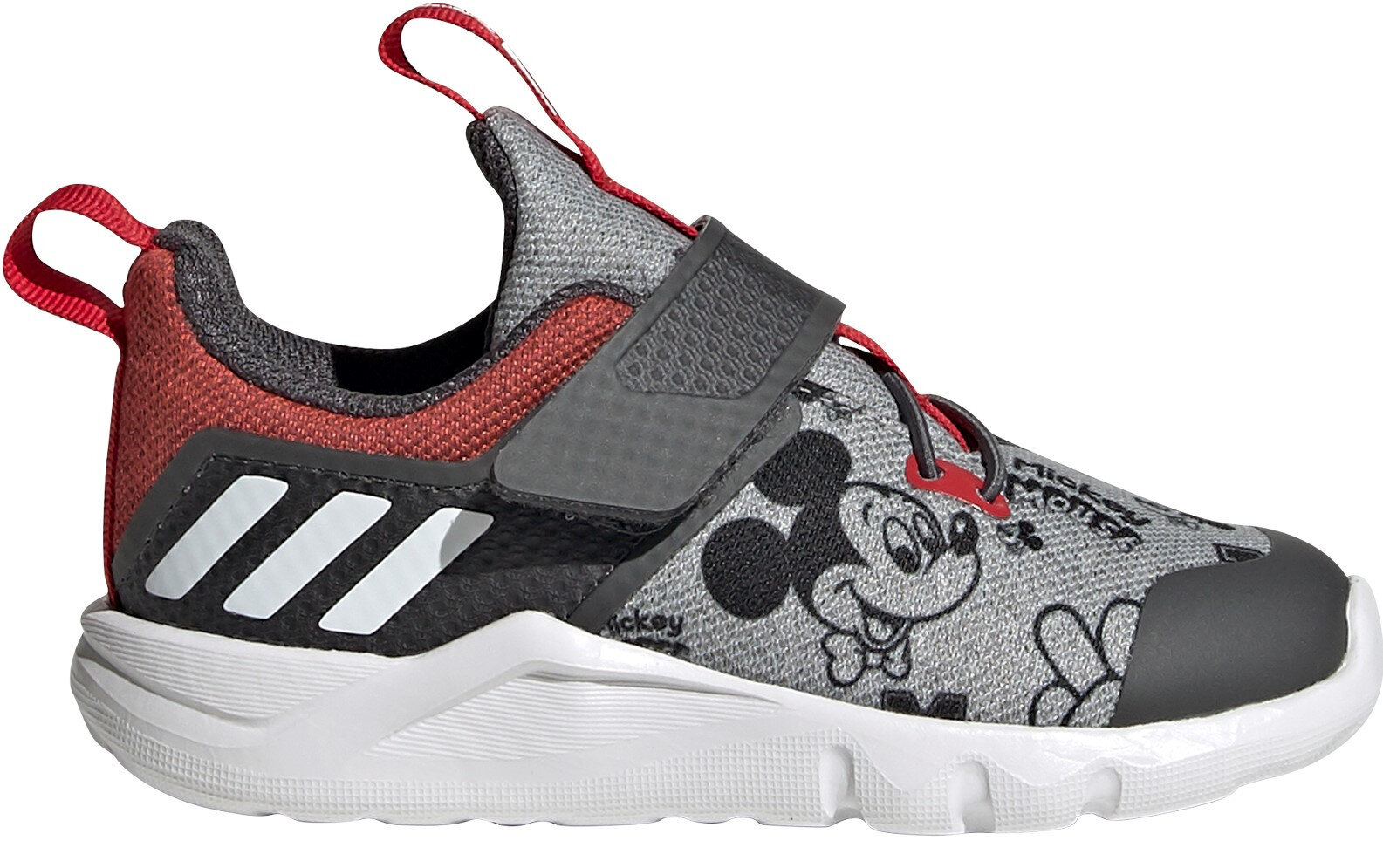 Adidas Jalkineet RapidaFlex Mickey Grey Red hinta ja tiedot | Lasten urheilukengät | hobbyhall.fi