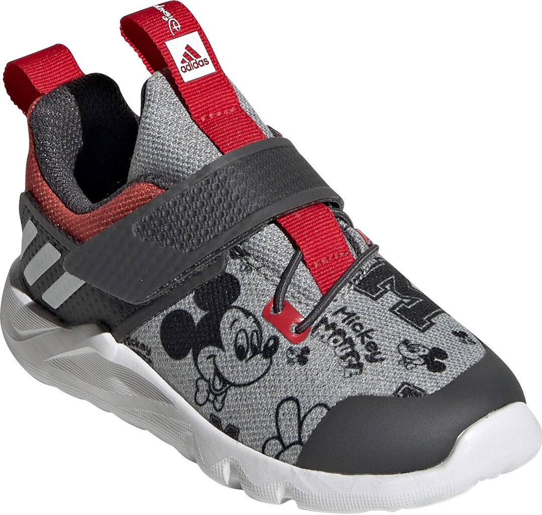 Adidas Jalkineet RapidaFlex Mickey Grey Red hinta ja tiedot | Lasten urheilukengät | hobbyhall.fi