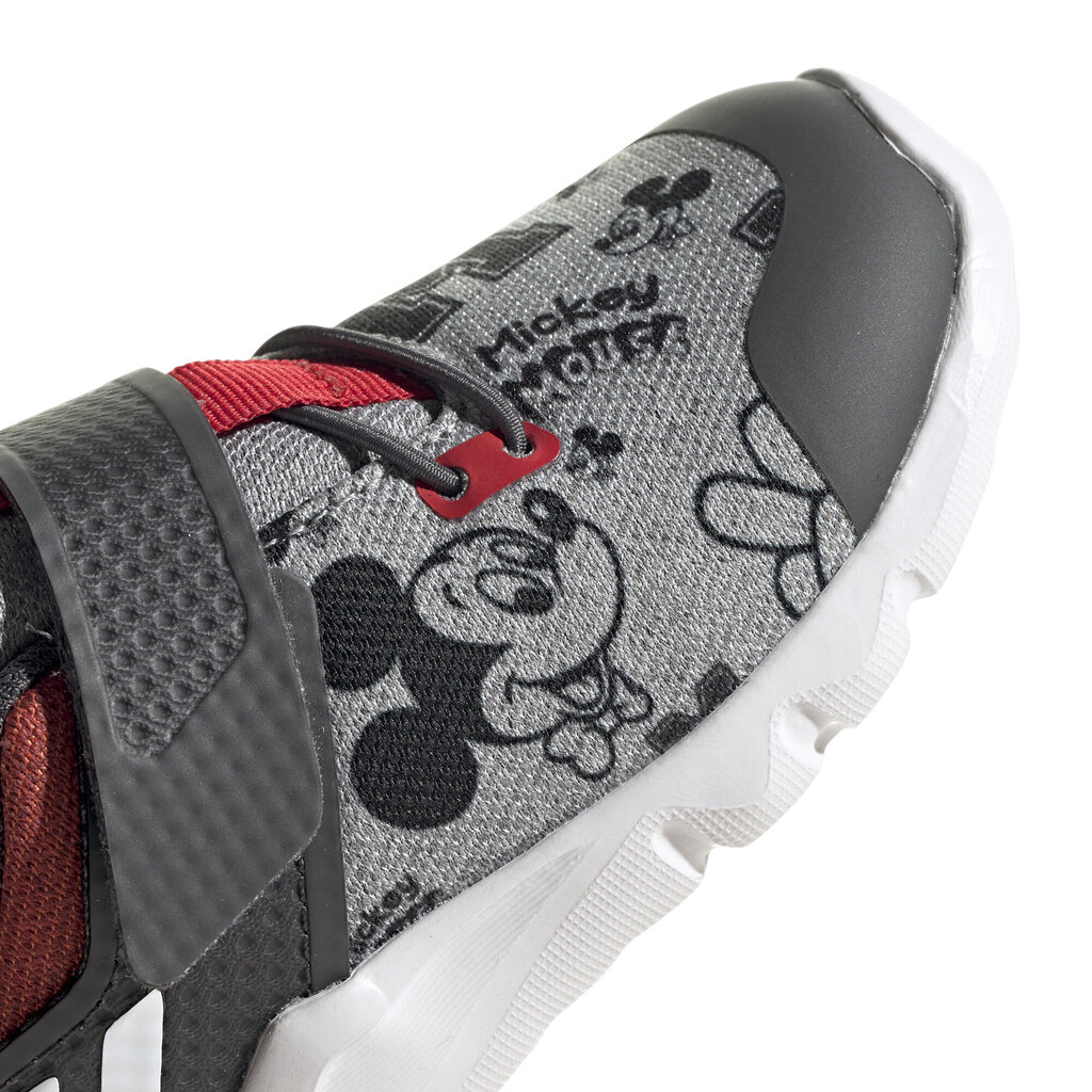 Adidas Jalkineet RapidaFlex Mickey Grey Red hinta ja tiedot | Lasten urheilukengät | hobbyhall.fi