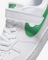 Nike Jalkineet Court Borough Low White Green DV5457 109 DV5457 109/2.5 hinta ja tiedot | Lasten urheilukengät | hobbyhall.fi