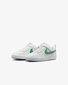 Nike Jalkineet Court Borough Low White Green DV5457 109 DV5457 109/2.5 hinta ja tiedot | Lasten urheilukengät | hobbyhall.fi