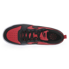 Nike Jalkineet Court Borough Low White Red Black DV5456 600 DV5456 600/4 hinta ja tiedot | Lasten urheilukengät | hobbyhall.fi