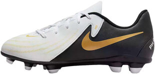 Nike Jalkineet Jr Phantom Gx Club Fg/Mg White Black FJ2600 100 FJ2600 100/4.5 hinta ja tiedot | Lasten urheilukengät | hobbyhall.fi