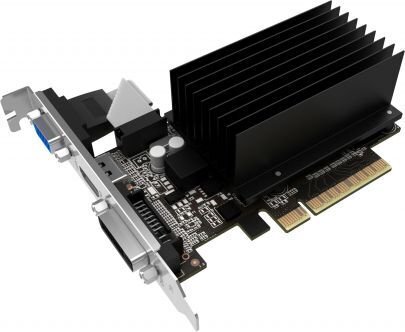 Gainward GeForce GT 730 SilentFX 2GB DDR3 (64 bit) VGA, DVI, HDMI (426018336-3224) hinta ja tiedot | Näytönohjaimet | hobbyhall.fi