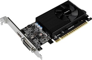 Gigabyte GeForce GT 730 2GB GDDR5 (64 bit), DVI-I, HDMI, BOX (GV-N730D5-2GL) hinta ja tiedot | Gigabyte Tietokoneen komponentit | hobbyhall.fi