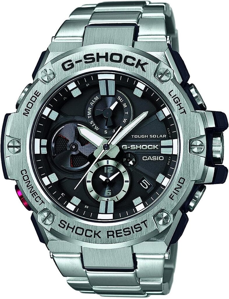 Casio G-Shock G-Steel miesten rannekello gst-b100d-1aer (zd131b) hinta ja tiedot | Miesten kellot | hobbyhall.fi