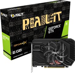 GTX 1660Ti 6GB Palit StormX - Dual Slot - 1 tuuletin. hinta ja tiedot | Näytönohjaimet | hobbyhall.fi