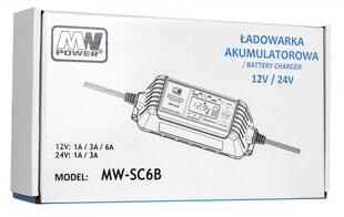 laturi lcd-näytöllä 12v/ 24v hinta ja tiedot | Auton akkulaturit | hobbyhall.fi