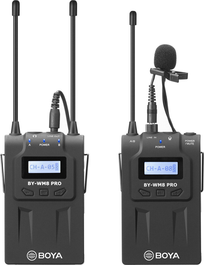 Boya BY-WM8 Pro-K1 UHF Wireless hinta ja tiedot | Mikrofonit | hobbyhall.fi