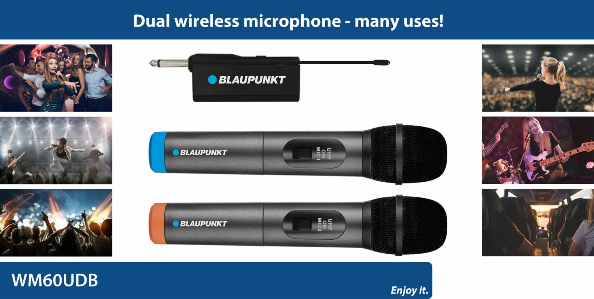 Blaupunkt WM60UDB hinta ja tiedot | Mikrofonit | hobbyhall.fi