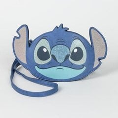 Lasten käsilaukku 3D Stitch Disney, sininen hinta ja tiedot | Koulureput ja -laukut | hobbyhall.fi