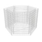 Kuusikulmainen gabion-ruukku, 160x139x100 cm hinta ja tiedot | Kukkaruukut | hobbyhall.fi