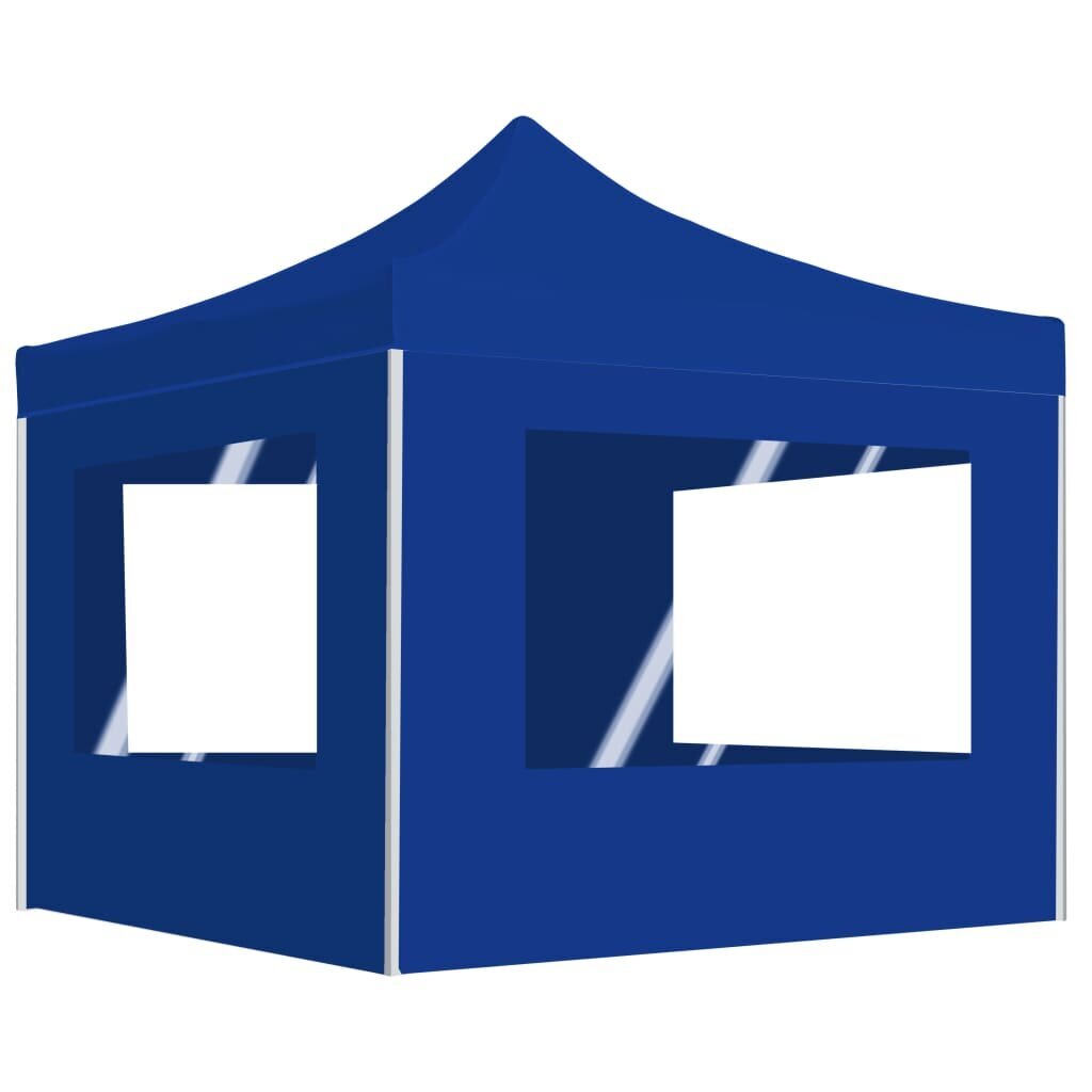 Pop-up teltta seinällä, sininen, 2x2m, alumiini hinta ja tiedot | Puutarhapaviljongit | hobbyhall.fi