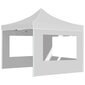Pop-up teltta seinällä, valkoinen, 2x2m, alumiini hinta ja tiedot | Puutarhapaviljongit | hobbyhall.fi
