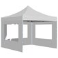 Pop-up teltta seinällä, valkoinen, 2x2m, alumiini hinta ja tiedot | Puutarhapaviljongit | hobbyhall.fi