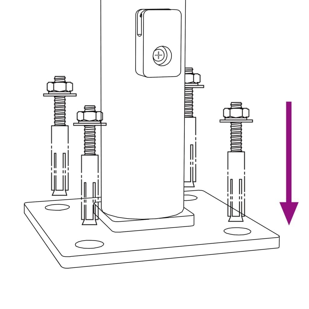 Laipallinen metalliverkkoaita, vihreä, 2,2x25m hinta ja tiedot | Aidat ja tarvikkeet | hobbyhall.fi