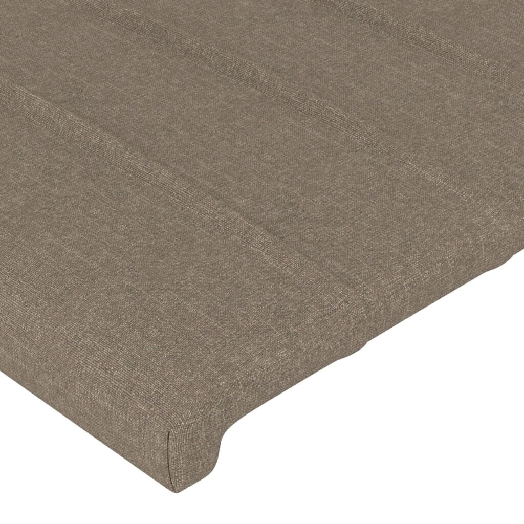 Sängynpäädyt, 2 kpl, taupe, 100x5x78/88cm, kangas hinta ja tiedot | Sängyt | hobbyhall.fi