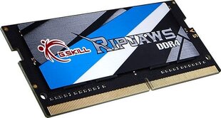 G.Skill Ripjaws DDR4 SODIMM 4GB 2400MHz CL16 (F4-2400C16S-4GRS) hinta ja tiedot | Muisti (RAM) | hobbyhall.fi