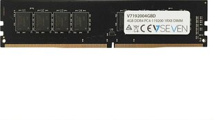 V7 DDR4 4GB, 2400MHz, CL17 (V7192004GBD) hinta ja tiedot | V7 Tietokoneet ja pelaaminen | hobbyhall.fi