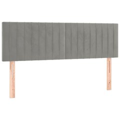 Sängynpäädyt vidaXL, 72x5x78/88cm, harmaa, 2 kpl. hinta ja tiedot | Sängyt | hobbyhall.fi