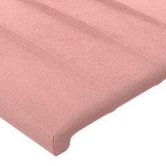 Sängynpäädyt vidaXL, 100x5x78/88cm, pinkki, 2 kpl. hinta ja tiedot | Sängyt | hobbyhall.fi