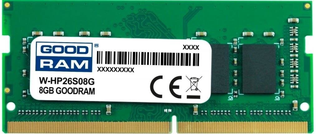 GOODRAM W-HP26S08G hinta ja tiedot | Muisti (RAM) | hobbyhall.fi