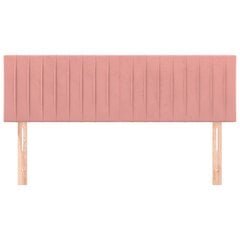 vidaXL pääty, 2 kpl. pinkki väri, 72x5x78/88cm, sametti hinta ja tiedot | Sängyt | hobbyhall.fi