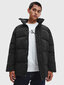 Takki CALVIN KLEIN JEANS Badge Oversized Puffer Black J30J321915BEH hinta ja tiedot | Miesten ulkoilutakit | hobbyhall.fi