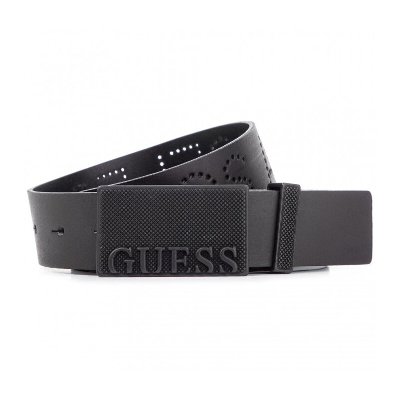 Vyö GUESS JEANS Jet Black A996 M92Z35 L0M30 JBLK hinta ja tiedot | Miesten vyöt | hobbyhall.fi