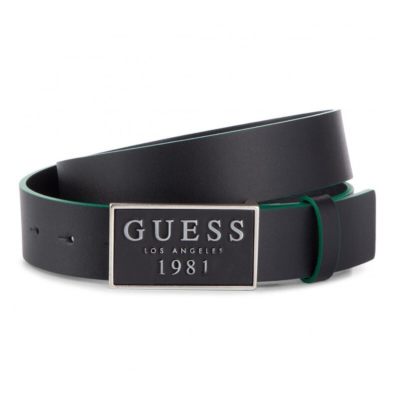 Vyö GUESS JEANS Jet Black A996 M92Z37 L0M50 JBLK hinta ja tiedot | Miesten vyöt | hobbyhall.fi