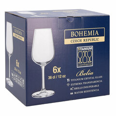 Viinilasit Belia Bohemia, 360 ml, 6 kpl hinta ja tiedot | Bigbuy Home Kodinkoneet | hobbyhall.fi