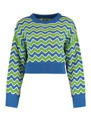 Hailys naiste džemper AMANA DZ*01, tumesinine/roheline hinta ja tiedot | Naisten neulepuserot | hobbyhall.fi