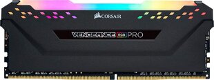 Corsair Vengeance RGB Pro 32GB (2 x 16GB) DDR4 DRAM 3600MHz C18 Memory Kit hinta ja tiedot | Muisti (RAM) | hobbyhall.fi