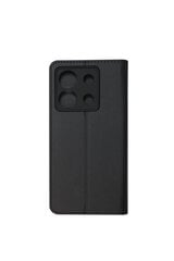 JM Stand flip case suojakotelo Xiaomi Redmi Note 13 Pro, musta hinta ja tiedot | Puhelimen kuoret ja kotelot | hobbyhall.fi