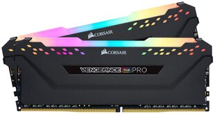 Corsair Vengeance RGB Pro 32GB (2 x 16GB) DDR4 DRAM 3600MHz C18 AMD Ryzen Memory Kit hinta ja tiedot | Corsair Tietokoneet ja pelaaminen | hobbyhall.fi