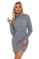 M770 Turtleneck mekko - harmaa hinta ja tiedot | Mekot | hobbyhall.fi