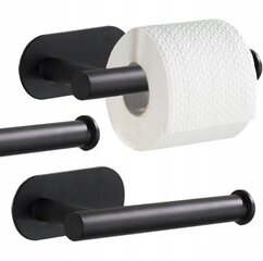 WC-paperiteline, musta hinta ja tiedot | Kylpyhuoneen sisustus | hobbyhall.fi