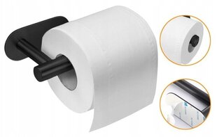 WC-paperiteline, musta hinta ja tiedot | Kylpyhuoneen sisustus | hobbyhall.fi