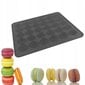 Silikonimatto macarons, 28 x 25 cm hinta ja tiedot | Uunivuoat ja leivontavälineet | hobbyhall.fi