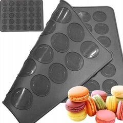 Silikonimatto macarons, 28 x 25 cm hinta ja tiedot | Uunivuoat ja leivontavälineet | hobbyhall.fi