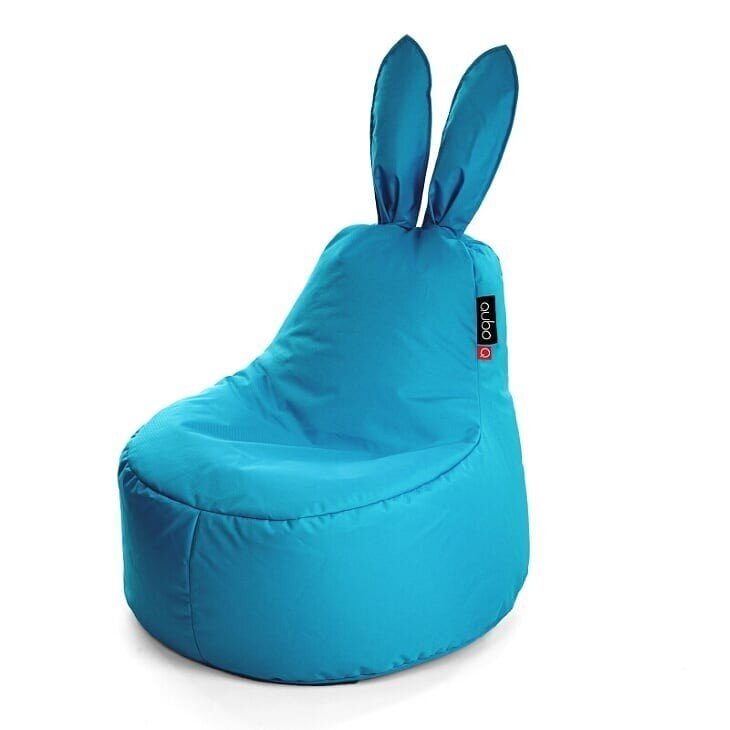 Säkkituoli Qubo ™ Baby Rabbit Aqua, sininen hinta ja tiedot | Lasten nojatuolit ja säkkituolit | hobbyhall.fi