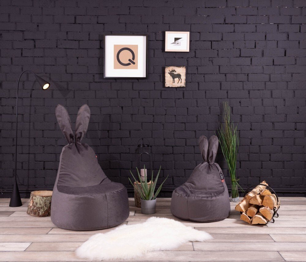 Säkkituoli Qubo™ Baby Rabbit, punainen hinta ja tiedot | Lasten nojatuolit ja säkkituolit | hobbyhall.fi